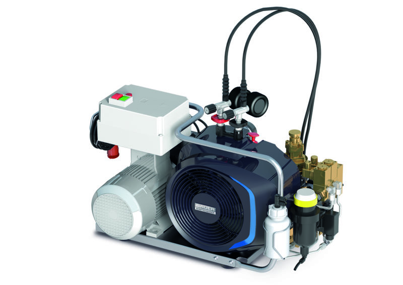 Bauer Oceanus-E högtryckskompressor tryckluftskompressor