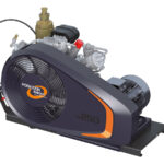 Eldriven högtryckskompressor från Bauer med 3-fas