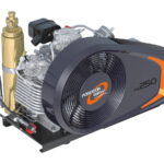 Eldriven högtryckskompressor från Bauer med 3-fas