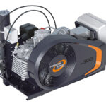 Eldriven högtryckskompressor från Bauer med 3-fas