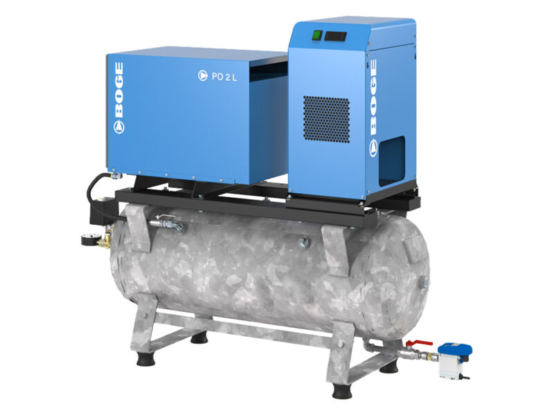 Oljesmord kolvkompressor från Boge