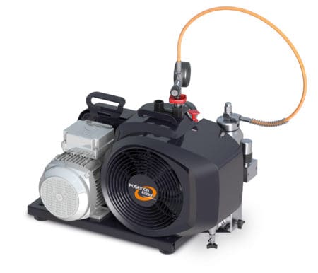 Bauer PE100-TE högtryckskompressor tryckluftskompressor